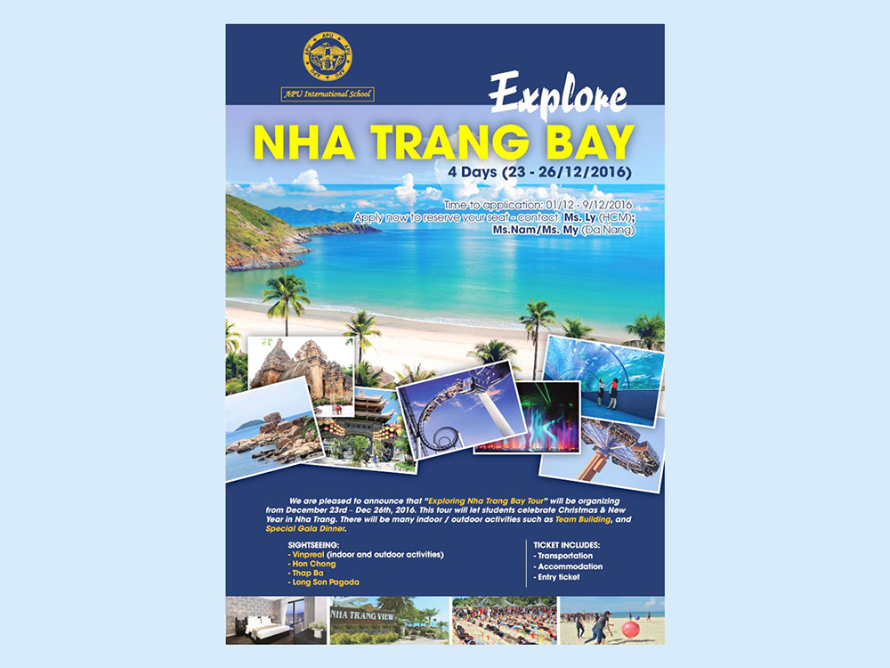 Mẫu Tờ Rơi Du Lịch Biển Nha Trang